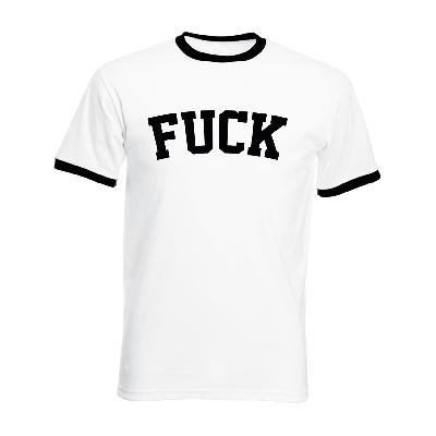 Kommerz mit Herz T-Shirt "Fuck" Shirt Weiss